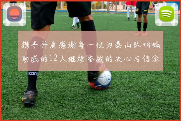 携手并肩感谢每一位为泰山队呐喊助威的12人继续奋战的决心与信念