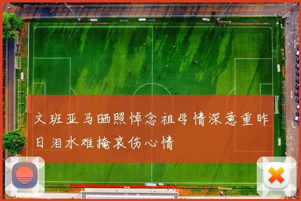 文班亚马晒照悼念祖母情深意重昨日泪水难掩哀伤心情