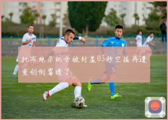 托布绝杀机会被封盖03秒空接再遭重创倒霉透了